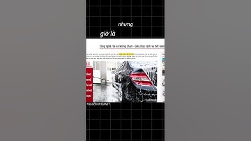 NƯỚC RỬA XE KHÔNG CHẠM – XU HƯỚNG CỦA HIỆN TẠI. #ruaxeoto #ruaxehoicaocap