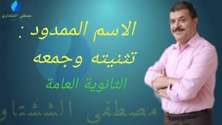 تابع الوحدة الثانية :            الاسم الممدود ( تثنيته وجمعه )