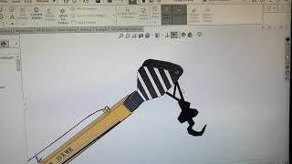 Crane design in solid works || Solid work crane design tutorial