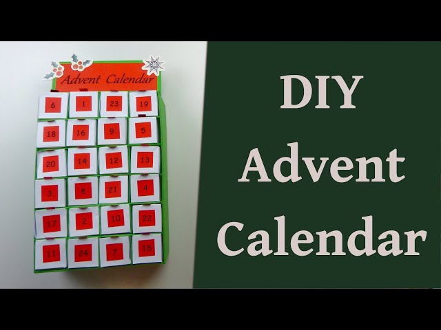 Buy DIY Advent Calendar Craft Boxes Boxes B/W for DIY Clinging