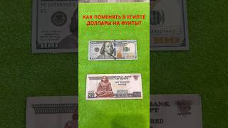Как поменять в Египте доллары на фунты?