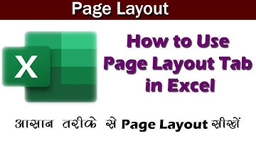 How to use page layout tab in excel | Excel full tutorial | #microsoftexcel