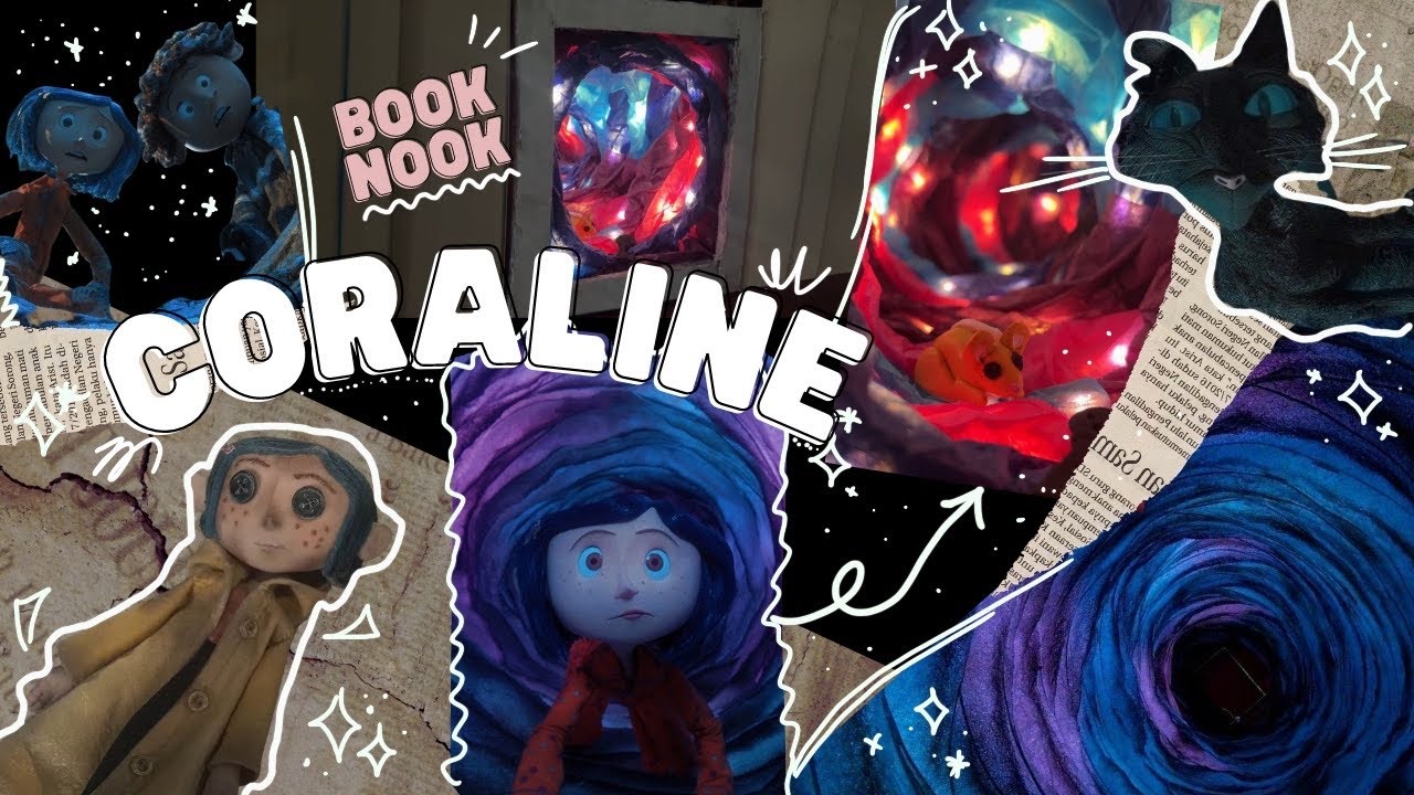 make a coraline book nook with me! * DIY Coraline Secret Tunnel Tutorial *  