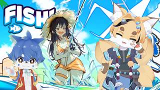 【VRC】兄弟一緒にお魚釣りワールドからのお話＆フィッシング配信🐾【Fish!】