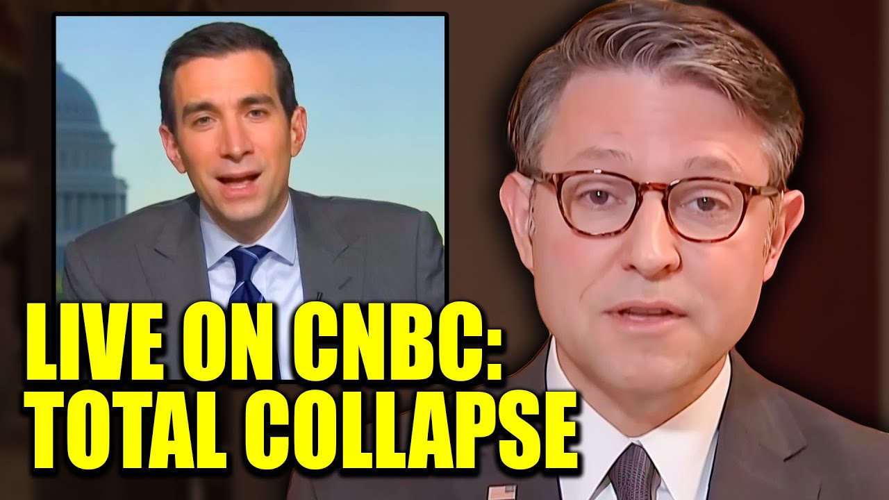 Mike Johnson CRUMBLES On Live TV As Epstein Question BREAKS Him