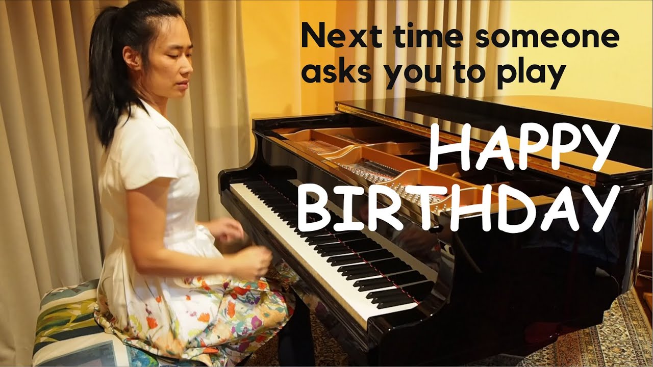 Happy Birthday / Chopin Revolutionary Etude Piano Mash Up