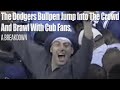 The Dodgers bullpen jump into the crowd and brawl with Cub fans, a breakdown