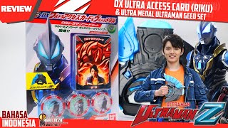 REVIEW - DX ULTRA ACCESS CARD (RIKU) & ULTRA MEDAL ULTRAMAN GEED SET [ULTRAMAN Z] GALAXY RISING ✨