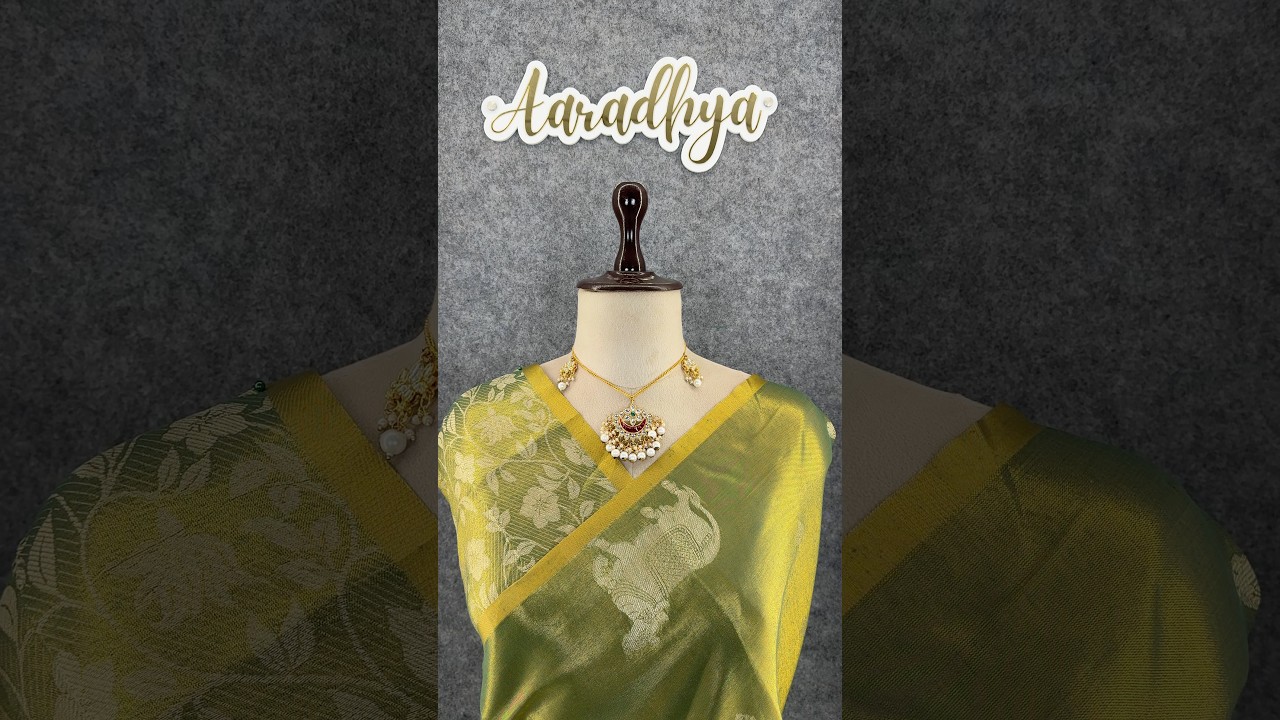 Heritage Art Edit – Pichwai Pattern Tissue Silk Saree