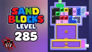 Sand Blocks Drop Puzzle Level 285 Game Walkthrough
