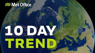 10 Day trend - Becoming drier but will it also turn colder?