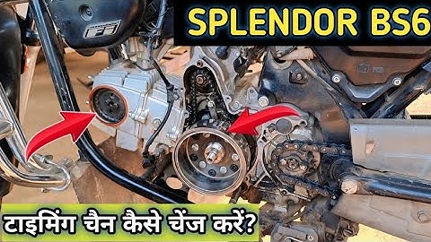 Splendor + bS6 bike Timing chain replacement // Hero splendor bike timing chain replacement //hero