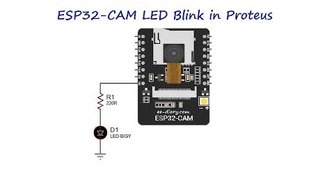 esp32 cam led blink