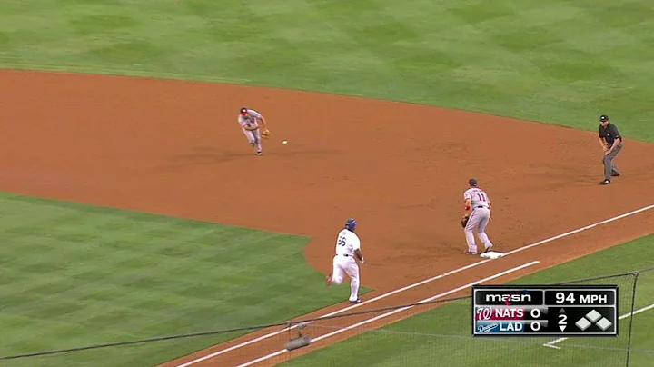 WSH@LAD: Rendon fields deflected liner, gets the out