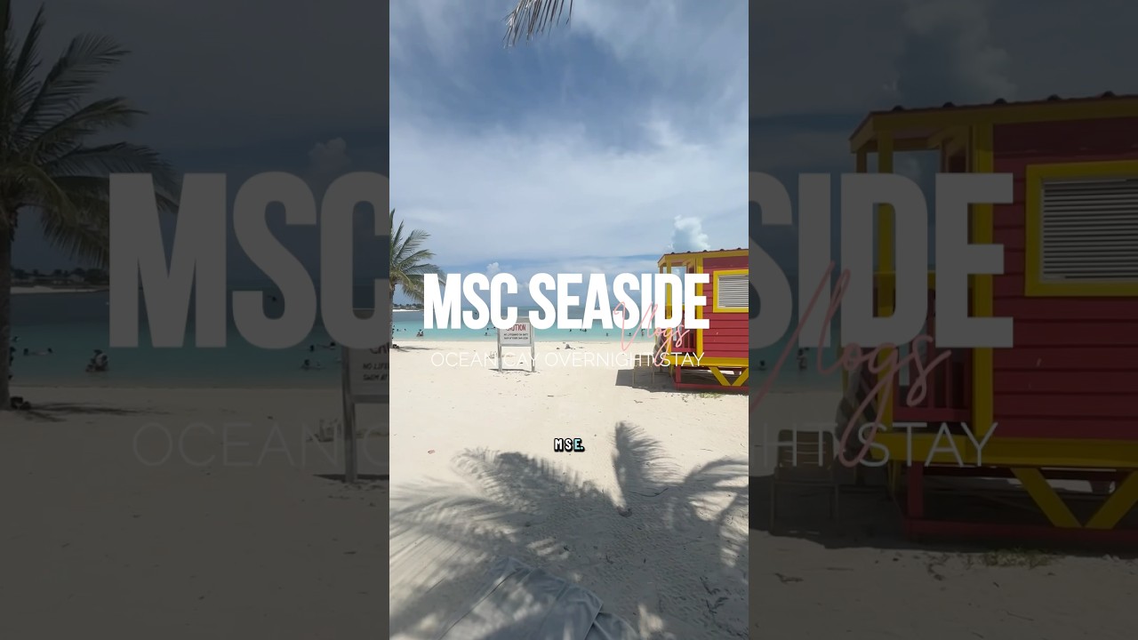 MSC Seaside Vlogs: Overnight Stay at Ocean Cay Marine Reserve 🏝️