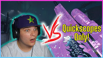 *QUICKSCOPES* ONLY! 1v1 Snipers goes CRAZY in Call of Duty MW3!