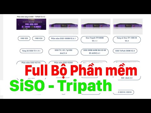 Tải Phần mềm vang số SiSO Tripath đầy đủ chi tiết A Z ( Tổng Hợp Full )