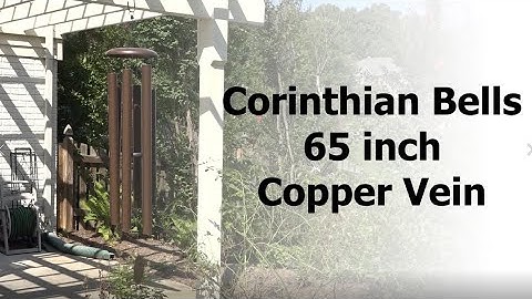 Corinthian Bells® 65" Copper Vein wind chime by Wind River