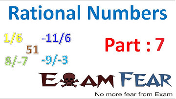 Maths Rational Numbers part 7 (Criteria for a Rational Number) CBSE Class 8 Mathematics VIII