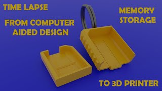Time Lapse Memory Storage Design From Concept,  To Blender, To 3D Printer.