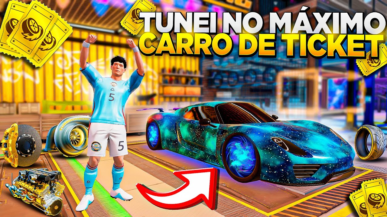 TUNEI O NOVO CARRO DO EVENTO DE GARAGEM NO MÁXIMO! CARRO DE TICKET NO FLEX CITY