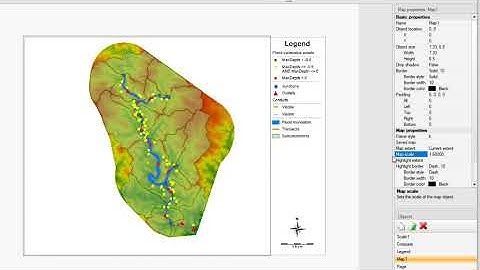 PCSWMM 7.3 - New Map Scale in Print Preview