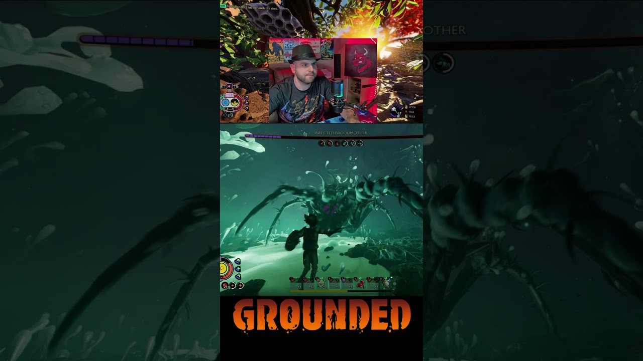 Заражённая матка-производительница — самый сложный босс-жук в игре Grounded — уровень сложности «...