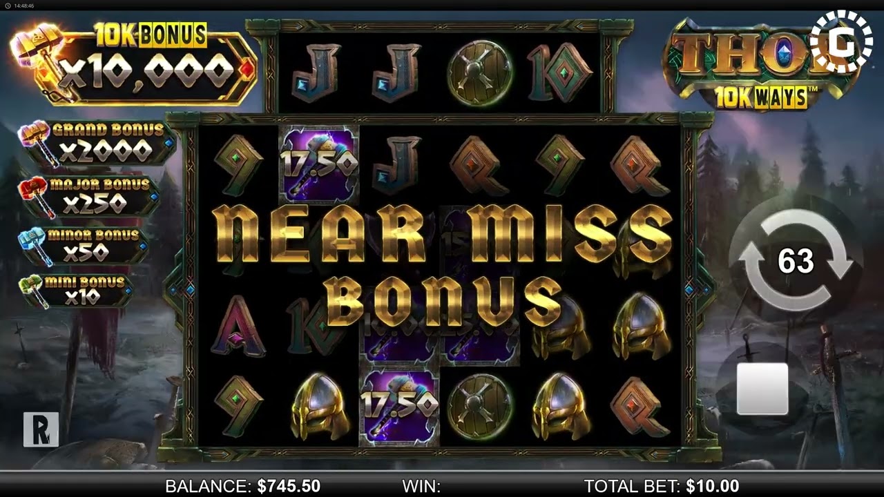 Thor 10K Ways by Reel Play Slot Features | GamblerID