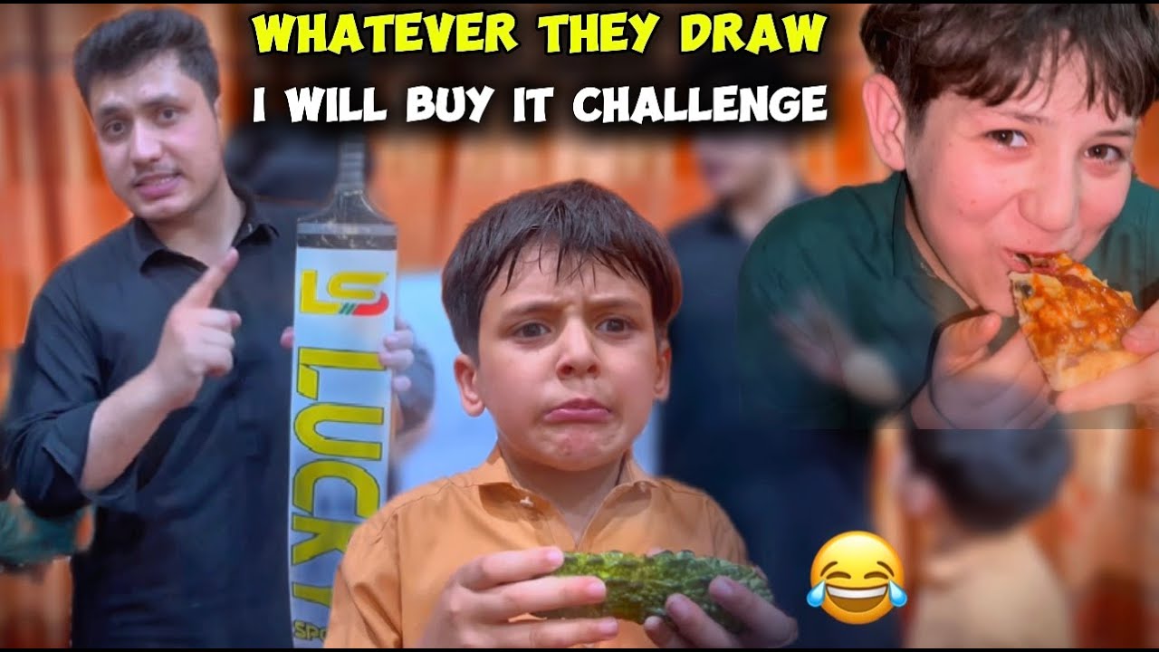 Whatever They Draw I will Buy It 🤑 Challenge || If They Didn’t Draw They Will Do Punishment 😁😂
