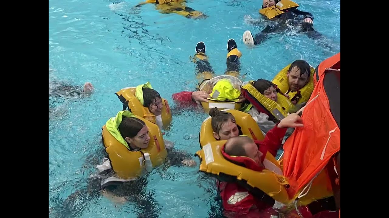 London Corinthian Sailing Club RYA Sea Survival as part of their World Sailing Offshore Survival.