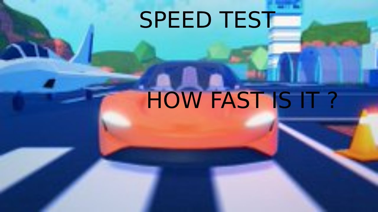 Speed testing the new AIRTAIL car | Roblox Jailbreak