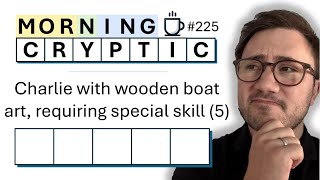 Cryptic Crossword Clues for Beginners | #225