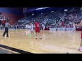 Wyoming Indian fans start celebrating after a Lusk turnover late in the championship game.