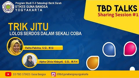 TBD Talks - Sharing Session SERDOS (Sertifikasi Dosen) Series #1
