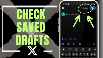 How To Check Saved Drafts On Twitter (X) | 2025