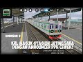 KRL Commuter Line Masuk Stasiun Jatinegara Dengan Announcer PPK Cewek!!!. - Hmmsim 2.