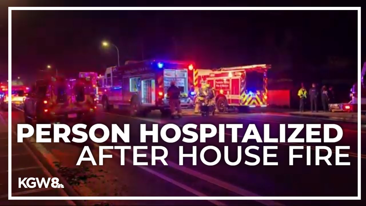 1 person hospitalized after house fire in Northwest Portland - YouTube
