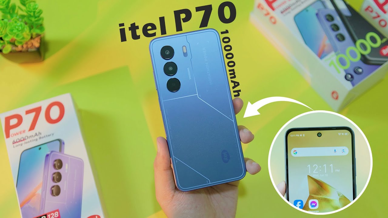 itel P70 ទូរស័ព្ទនៃអនាគតទំហំថ្ម 10000mAh តែ 99$ ប៉ុណ្ណោះ