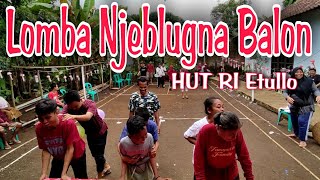 Lomba Njeblugna Balon HUT RI 2022