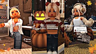 Realistic Bloxburg Outfit Codes Tiktoks!! (FALL EDITION)