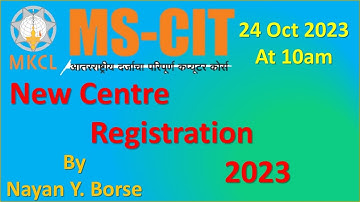 MKCL MS-CIT OnCET Training Program 2023. First Lecture