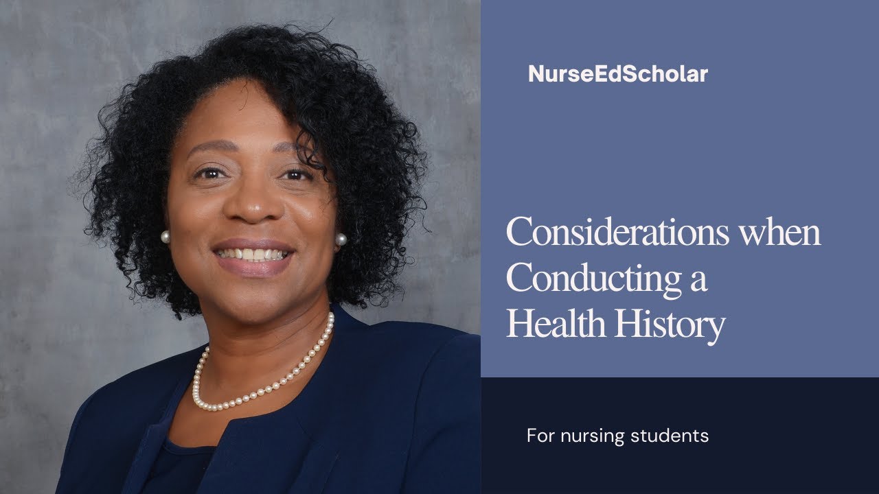 Considerations When Conducting A Health History YouTube Considerations when conducting a health history youtube