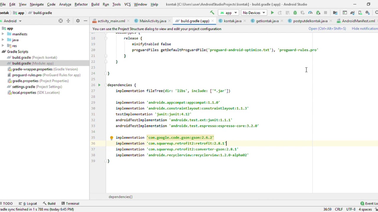 Membuat android API menggunakan retrofit dan laravel part 1-2 - YouTube
