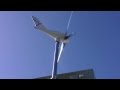 Silentwind wind generator is charging motorhomes batteries in sydney