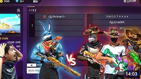 Challenge 😉😎 For 1vs1 custom room 😱 Free fire 