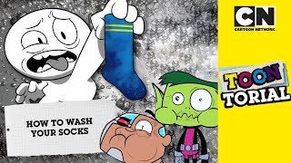How to Wash Your Socks | Toontorial | @cartoonnetworkuk by Cartoon Network UK 2,624 views 5 days ago 4 minutes, 24 seconds
