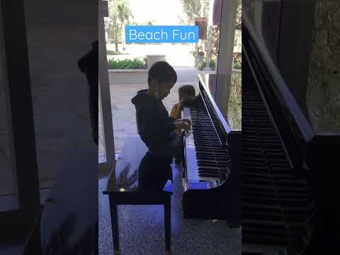 2020-2024 NFMC Beach Fun #kidspiano #pianist #piano #pianoduet #