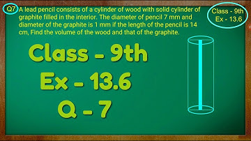 Class 9th , Ex - 13.6, Q 7 ( Surface Areas and Volumes ) CBSE NCERT