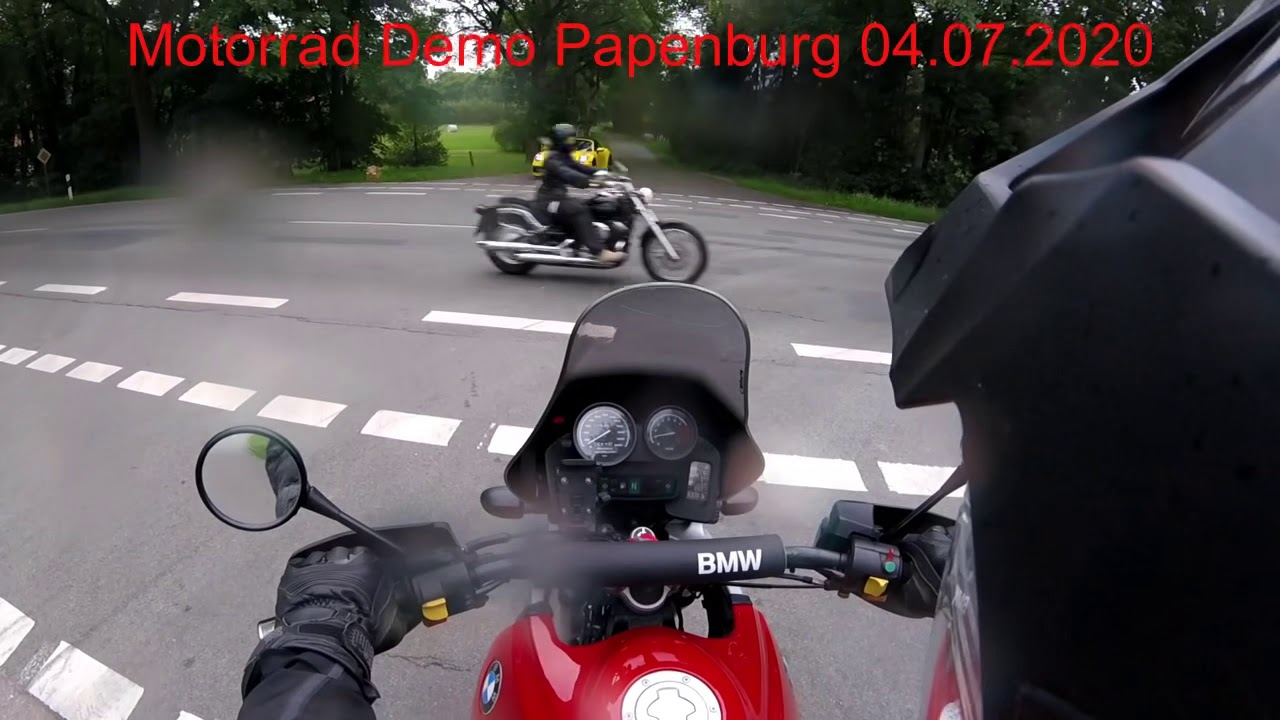 Motorrad Demo 04.07.2020 in Papenburg