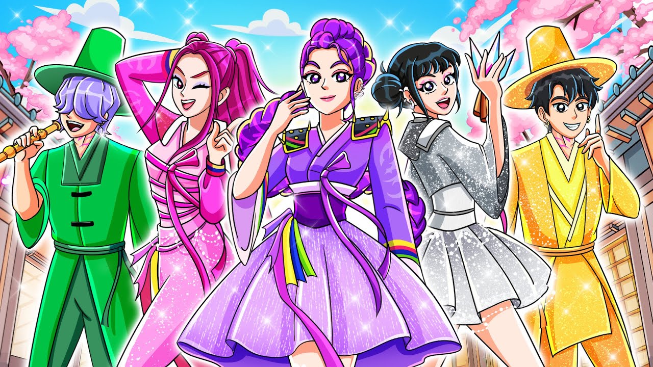 KPOP DEMON HUNTERS BACKSTORY: From Nerd to Popular! | KPop Demon Hunters Animation